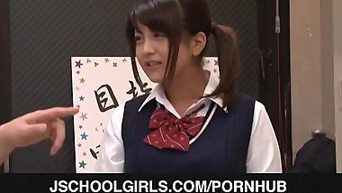 Japanese AV Model is fucked after class